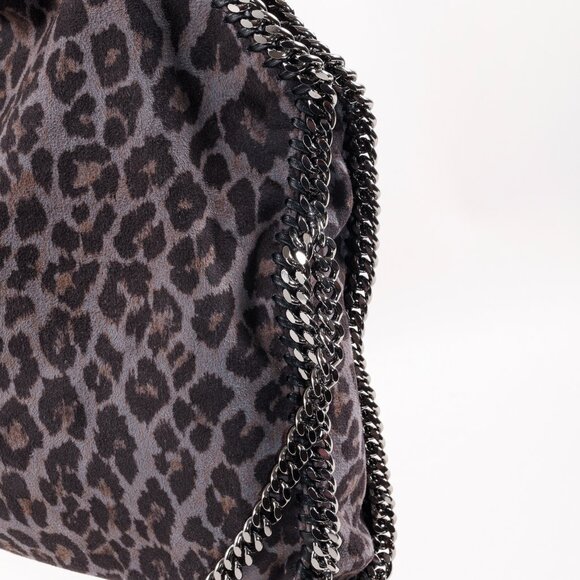 Stella McCartney Falabella Leopard-Print Flap Shoulder Bag - Picture 9 of 13